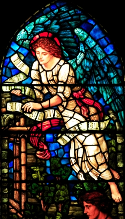 A detail from the chancel windows